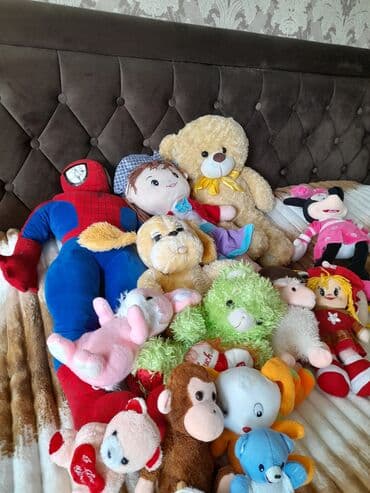 мягкая мебель в баку: Müxtəlif ölçülü və rəngli yumşaq oyuncaqlar. Kolleksiyaya bir neçə — 1