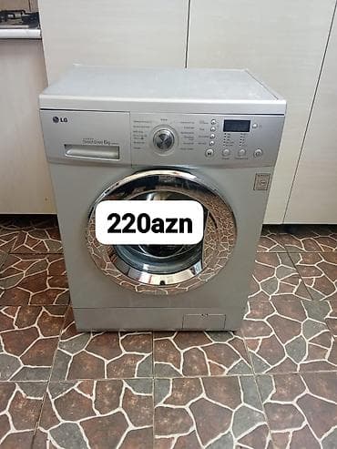 Paltaryuyan maşın LG, 6 kq, Avtomat, Qurutmasız, Kredit yoxdur