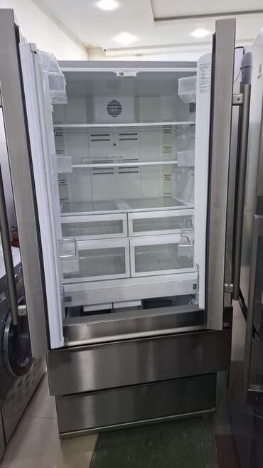 Ət çəkən maşınlar: Fransız qapılı, paslanmaz polad korpuslu iri həcimli soyuducu — 2