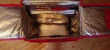 Restoran, kafe avadanlığı: Yango Delivery termos kürək çantası - Rəng: qırmızı, ön hissədə — 6