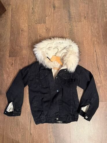 флисовые мужские спортивные костюмы: Джинсовая куртка, XS, S, M — 1