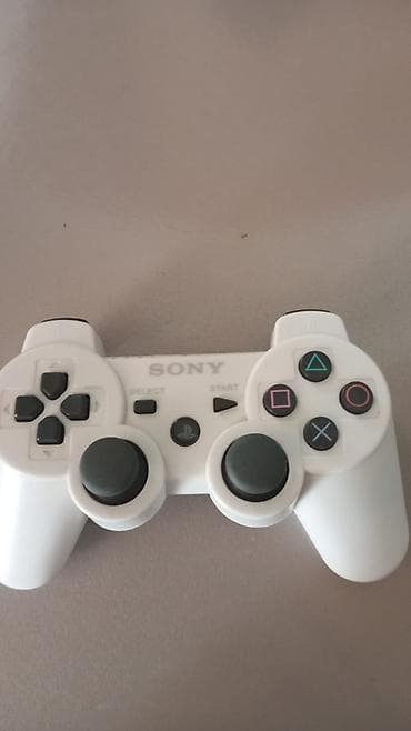 Məhsul: Sony PlayStation DualShock 3 simsiz oyun pulti (ağ rəng) at lalafo.az Məhsul: Sony PlayStation DualShock 3 simsiz oyun pulti (ağ rəng)