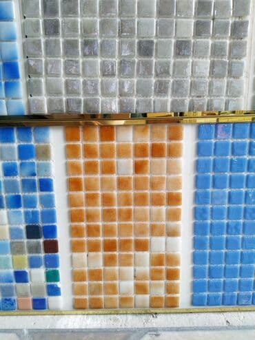 hindistan kafeli: Mozaik kafel kolleksiyası - Material: şüşə/keramika mozaik plitələr - — 1