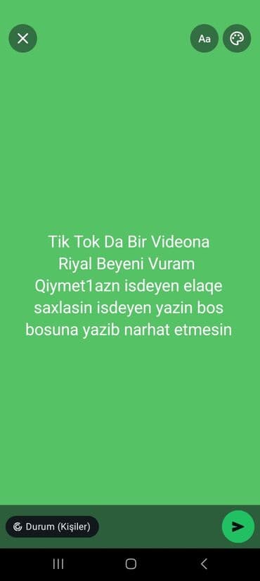 video card: Xidmət: TikTok videosuna real bəyəni əlavə edilməsi - TikTok-da — 1