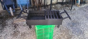 Bağ evi və bağ üçün hərşey: Metall manqal/BBQ qril - Material: qalın metaldan hazırlanmış korpus — 2