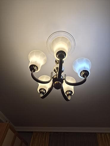Çılçıraq, 5 lampa, Metal — 1
