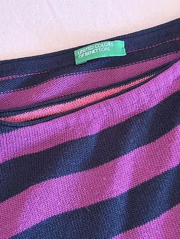Sviterlər: Xs ölçü United Colors of Benetton zolaqlı trikotaj sviter - Brend — 2