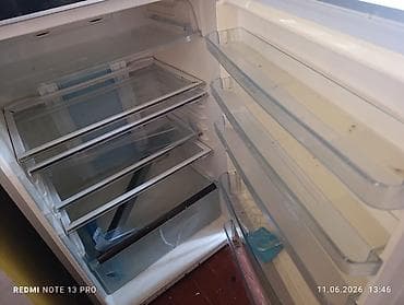 ventilyator satilir: 2 qapılı Toshiba Soyuducu Satılır, rəng - Gümüşü — 1