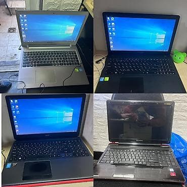 Notebooklar – müxtəlif modellər - Ekran: təqribən 15.6" ölçülü geniş