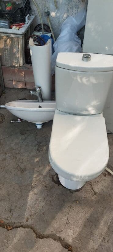 2ci əl unitaz: Unitaz təkdə var dəst də var — 3