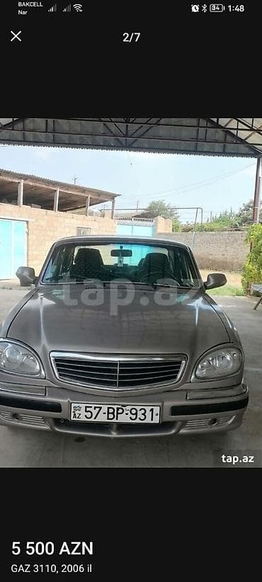 GAZ 31105 “Volqa”, 2006 - Kuzov: sedan, gümüşü rəng - Mühərrik — 2