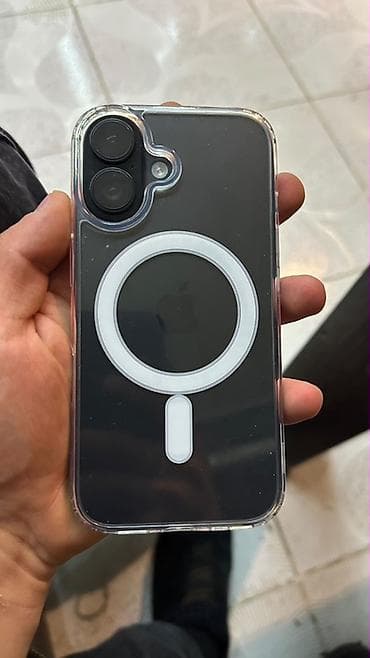 dvd disk oyun: IPhone 16, 128 GB, Qara, Simsiz şarj, Face ID, Sənədlərlə — 1