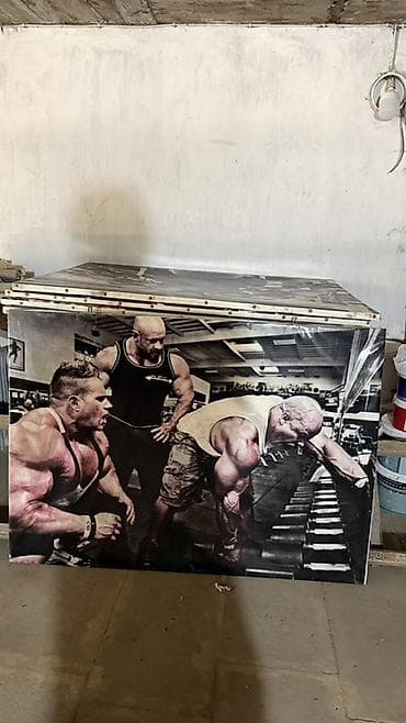 desmalar: - Məhsul: Fitnes zalı üçün böyük dekorativ posterlər (bodybuilding — 4