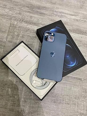 redmi 15 ikinci el: IPhone 12 Pro Max, 256 GB, Göy, Simsiz şarj — 1