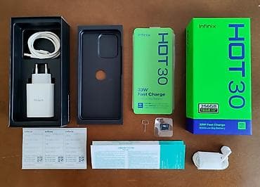 telefon honor: Infinix Hot 30, 256 GB, rəng - Qara, Sensor, Face ID, Sənədlərlə — 1