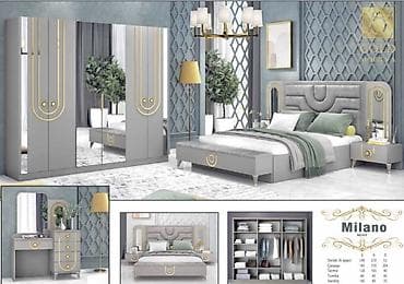 yataq dest: İkinəfərlik çarpayı, Tumba, Dolab, Termo, Yeni — 1