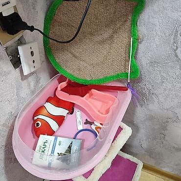 Pişik üçün künc tipli oyun və istirahət dəsti - Altlıq: altıguşəli