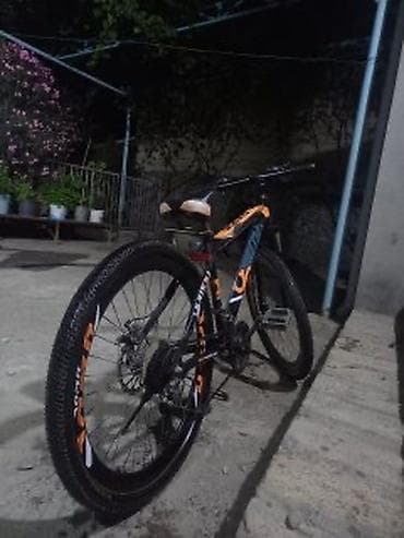 elektro akustik gitara: MTB tipli dağ velosipedi - Rənglər: qara–narıncı aktsentlərlə - — 3