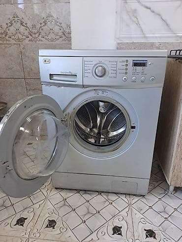 motorlar: Paltaryuyan maşın LG, 5 kq, İşlənmiş, Avtomat, Qurutmasız — 1