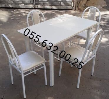барные столы и стулья: Stullar ilə, Dördbucaq masa, 4 nəfər, Azərbaycan, Zəmanətli, Kredit yoxdur, Ödənişli quraşdırma — 23