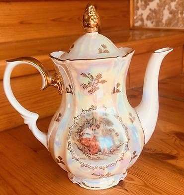 cay dəsti: Çay dəsti, rəng - Bej, Farfor, Madonna, Almaniya — 2