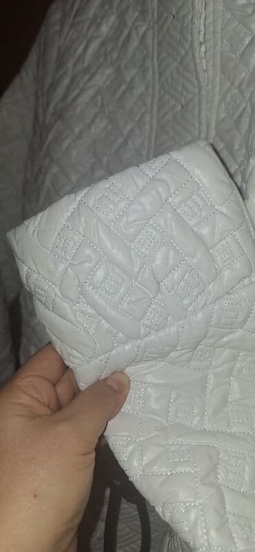 утепленные женские леггинсы: Пальто, L, цвет - Белый — 4