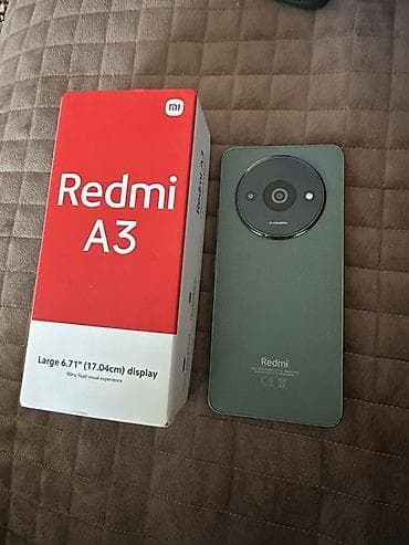 redmi 4 a: Endirim olacag .Xiaomi Redmi A3 – yaşıl rəng Xüsusiyyətlər: - Ekran — 5
