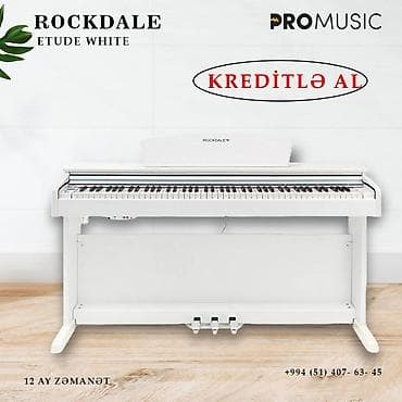 Rockdale Etude White ( 88 klaviş elektro piano piyano pianino ) lalafo.az -da Rockdale Etude White ( 88 klaviş elektro piano piyano pianino )