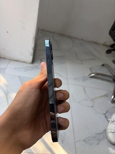 ucuz məişət texnikası: IPhone 12 Pro Max, 128 GB, Göy — 8