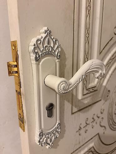 mdf panel: Klassik üslubda otaq qapısı - Rəng: krem/bej tonlarında, yüngül — 2