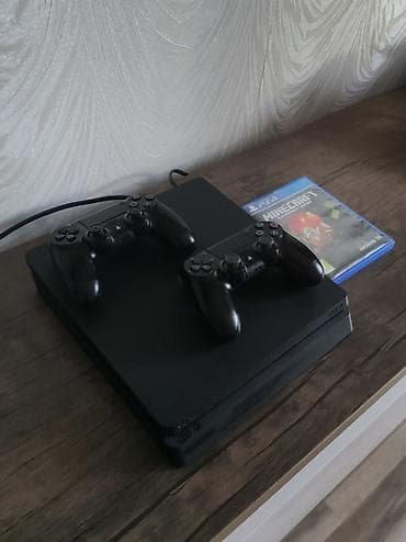 iphone 11 yaşıl: PlayStation 4 Slim oyun konsolu paketi Komplekt: - PS4 Slim (qara) (1 — 3