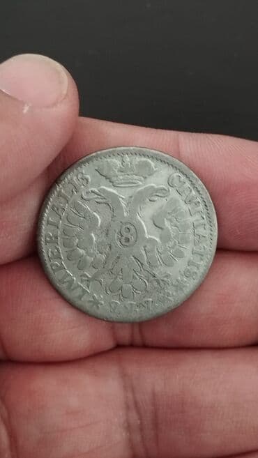 ustunde gerb olan qepik: Antik gümüş sikkələr paketi - Prussiya, 1/6 taler (yarım şillinq — 9