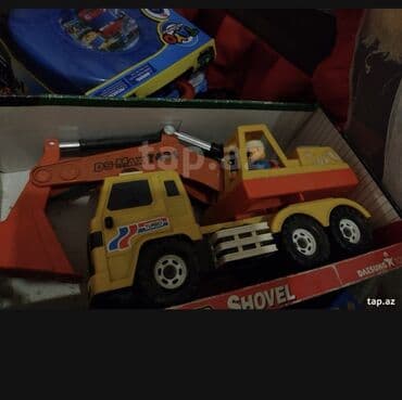 детская игрушка кран: Məhsul: Uşaq üçün oyuncağ ekskavator/yük maşını modeli - Rənglər — 1