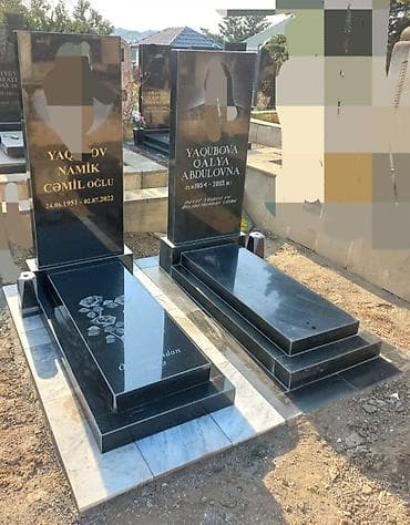 uze hicama: Qranit məzar abidələrinin hazırlanması və quraşdırılması xidməti - — 5