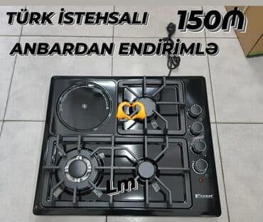 Gas stove Quraşdırılan