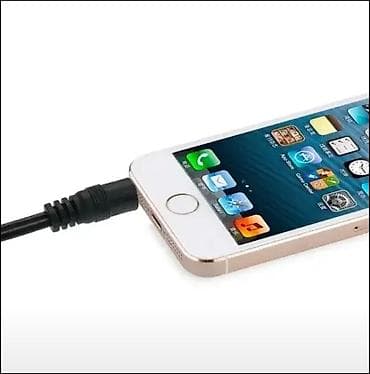 ps3 oyun: 3.5 mm stereo Y-splitter kabel Məhsul təsviri: - 1 kişi 3.5 mm TRS — 3