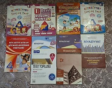 Riyaziyyat üzrə dərs və test vəsaitləri toplusu Paketə daxil olan