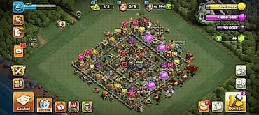 gullerin şekilleri: Clash of Clans hesabı – inkişaf etmiş əsas kənd və Tikinti Bazası — 3