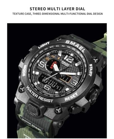 военные конструкторы: Новый, Наручные часы, цвет - Черный — 8