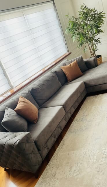 mingəçevirdə divan: Künc divan, İşlənmiş, Açılan, Bazalı, Nabuk — 1