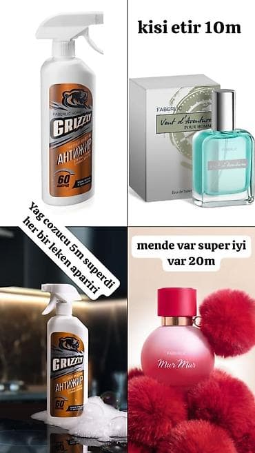 Sprey Faberlic Qaz plitəsi ve soba təmizləmək üçün