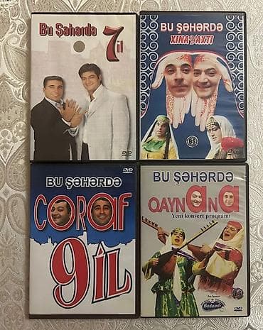 diskalar: Məhsul: “Bu Şəhərdə” DVD diskləri – 4 ədəd kolleksiya paketi Tərkib — 1