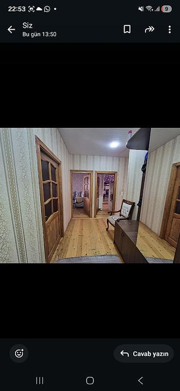 ev menzil: Leninqrad tipli 3otaq 9cu mertebede menzil satilir.Afrodita restorani — 2