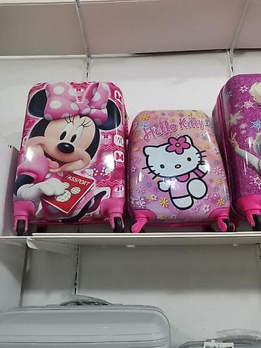 Şəkilli uşaq səyahət çamadanlarının online satışı 4 ədəd 360 dərəcə — 9