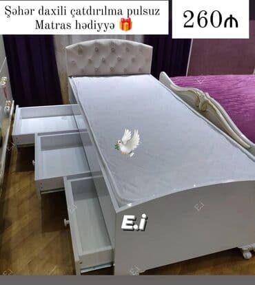 Yeni, Təknəfərlik çarpayı lalafo.az -da Yeni, Təknəfərlik çarpayı