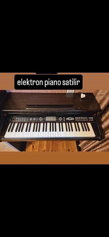 AYNUR 2💃 Elektoron piyanino satılır Qiymət 300 azn 5 aktava Ünvan