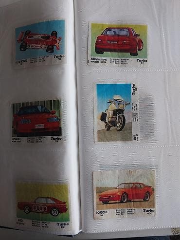 турбо аз мерседес: Turbo qara seriya 51-120. Turbo saqqız kolleksiya kartları – avtomobil — 9