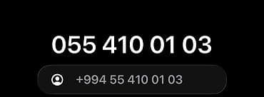 taburetka satilir: VIP nömrə satılır: 055 410 01 03 (prefiks: +994 55) - Yadda qalması — 1