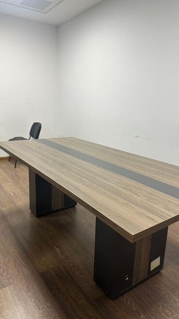 стол для конференций: Dördbucaq masa, Siyirməsiz, Teksturalı laminat, Zəmanətsiz, Kredit yoxdur — 3