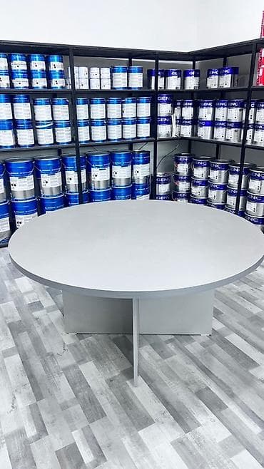 Нераскладной, Ламинат, Круглый стол — 1